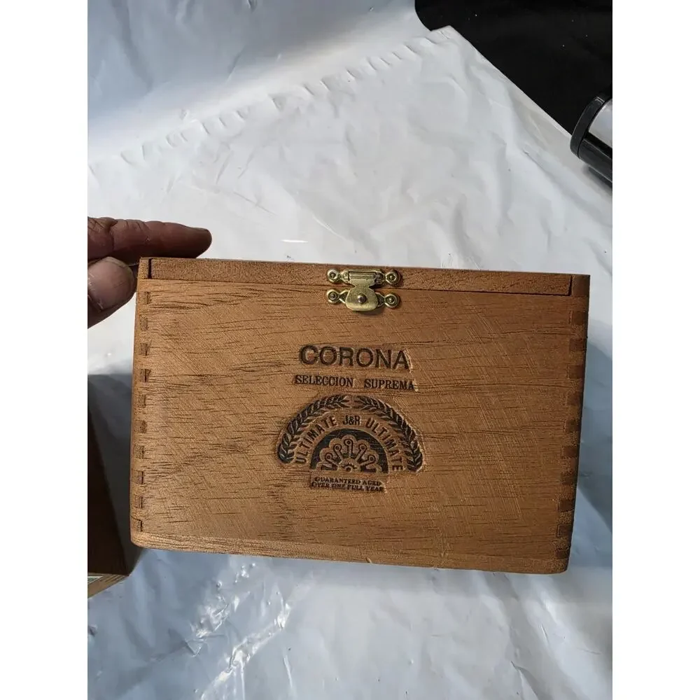 THREE (3) BEAUTIFUL WOODEN CIGAR BOXES Holds 25 Cigars Each..